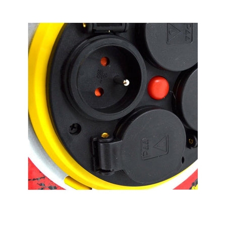 Metalen stroomhaspel HD 30m GEEL 16A/ 3680W/ IP44