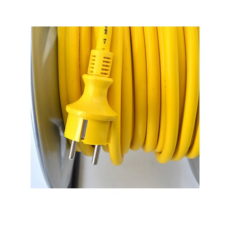 Metalen stroomhaspel HD 30m GEEL 16A/ 3680W/ IP44