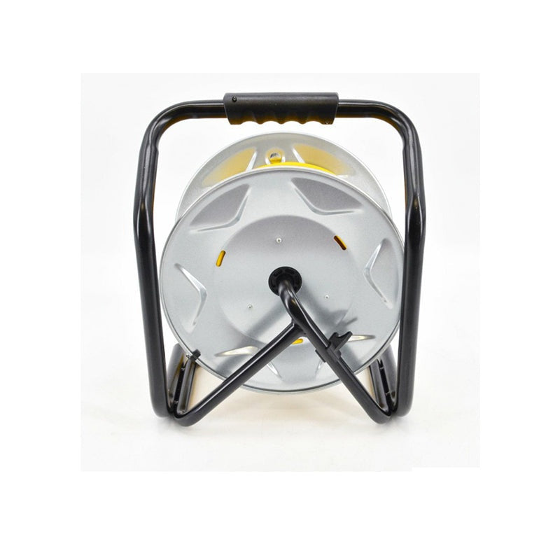 Metalen stroomhaspel HD 50m 3x2,5mm GEEL 16A/ 3680W/ IP44
