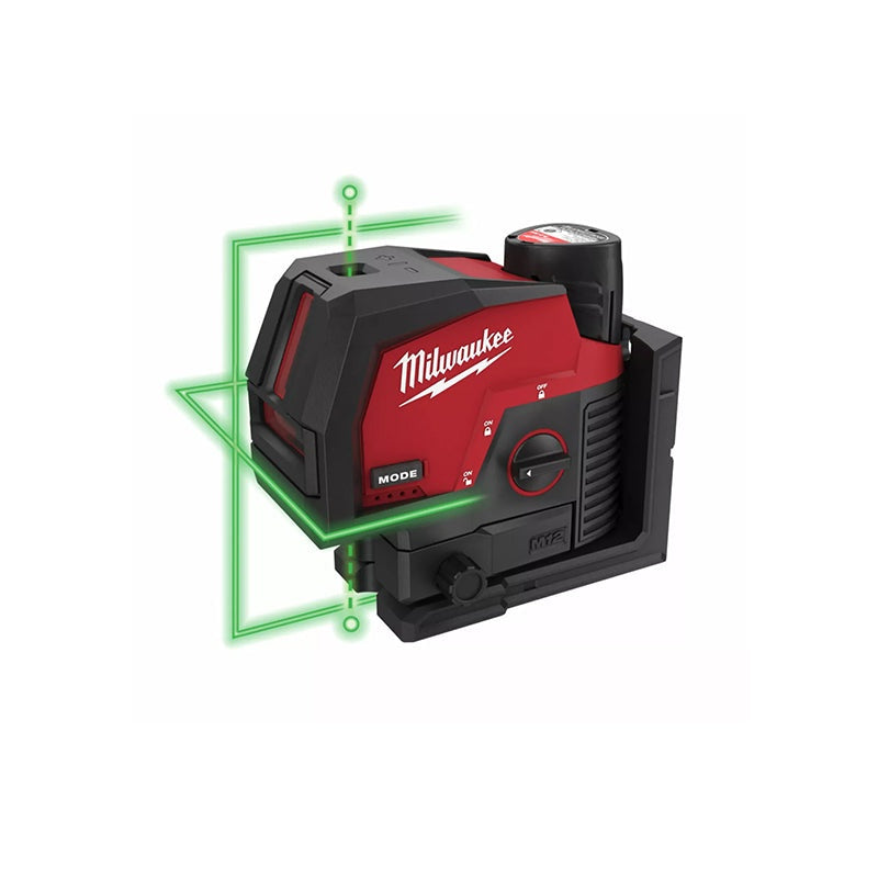 Milwaukee M12 CLLP-301C Groene Kruislijnlaser