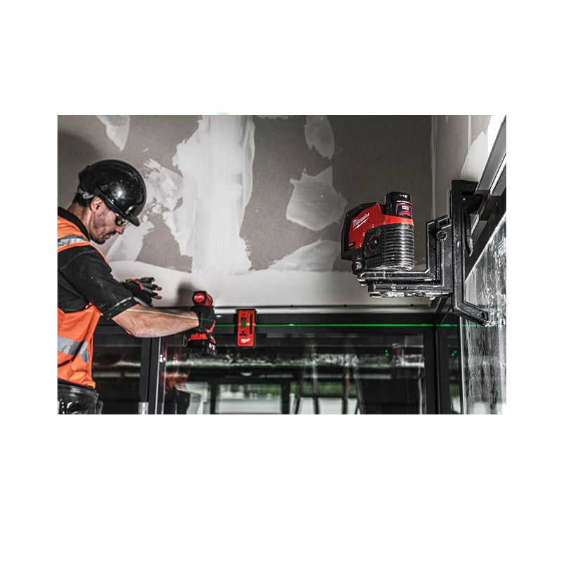 Milwaukee M12 CLLP-301C Groene Kruislijnlaser