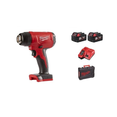 Milwaukee M18 BHG-502C accu heteluchtpistool