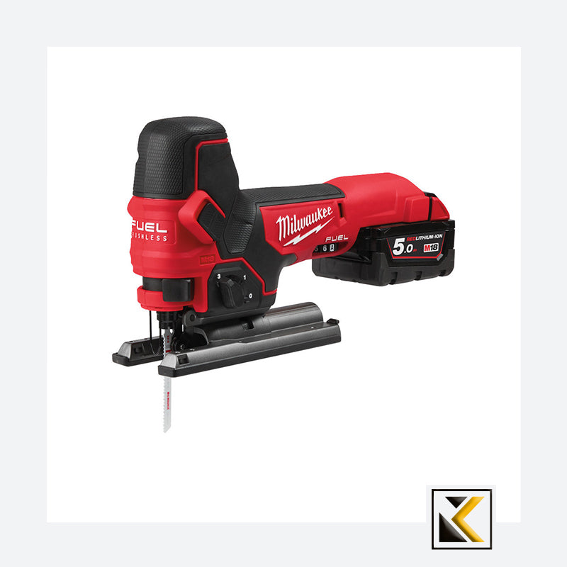 Milwaukee M18 FBJS-502X 18V Li-ion accu decoupeerzaag set (2x 5.0Ah accu)
