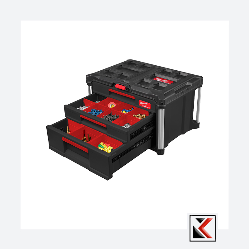 Milwaukee PACKOUT 2+1 Drawer Tool Box