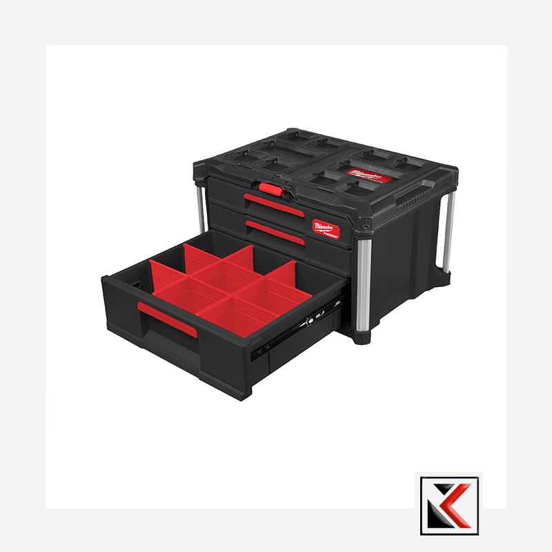 Milwaukee PACKOUT 2+1 Drawer Tool Box