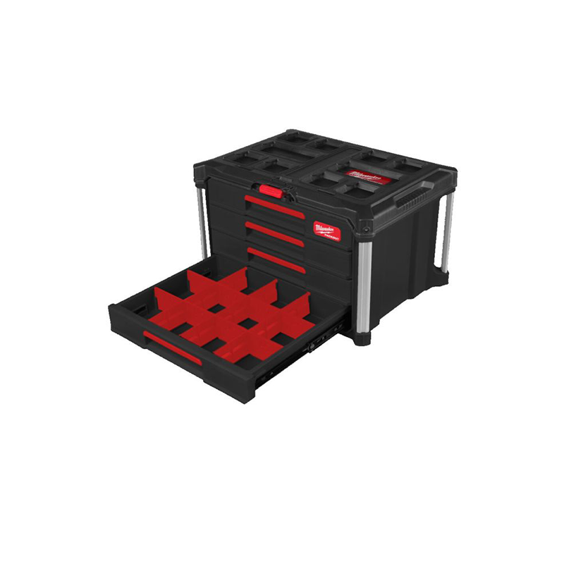 Milwaukee PACKOUT™ Gereedschapskoffer met 4 lades - 4932493189