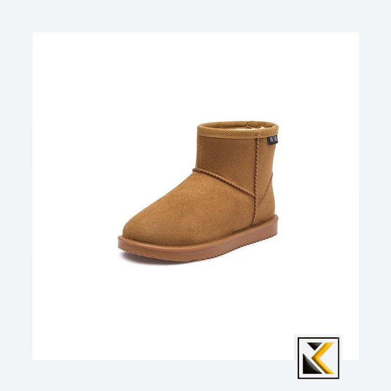 Neva - NV06 gevoerde dameslaars pvc camel