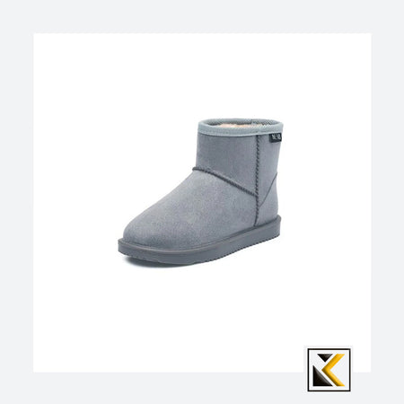 Neva - NV06 gevoerde dameslaars pvc grijs