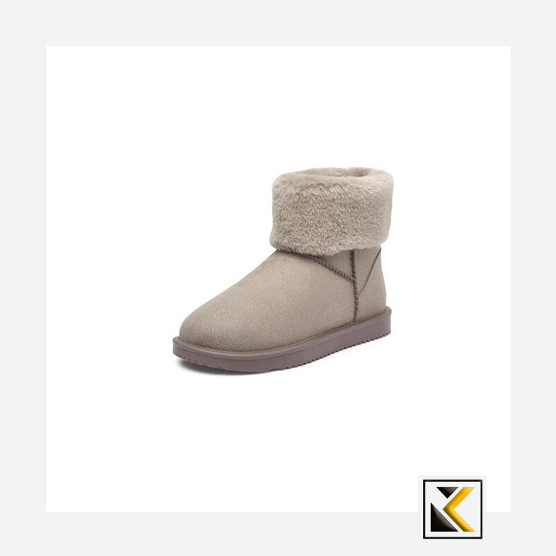 Neva - NV07 gevoerde dameslaars pvc taupe