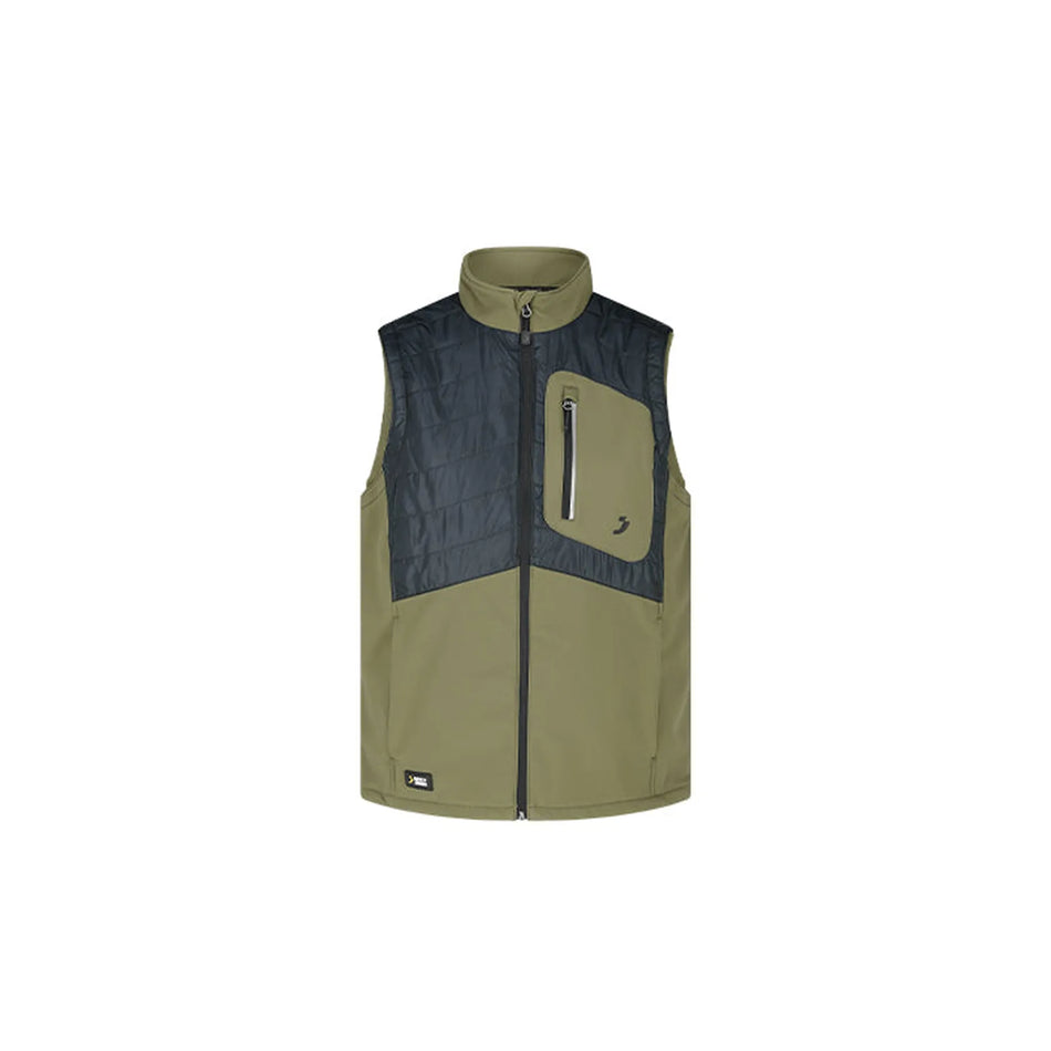OAKBWARMM bodywarmer Safety Jogger KHAKI BLACK
