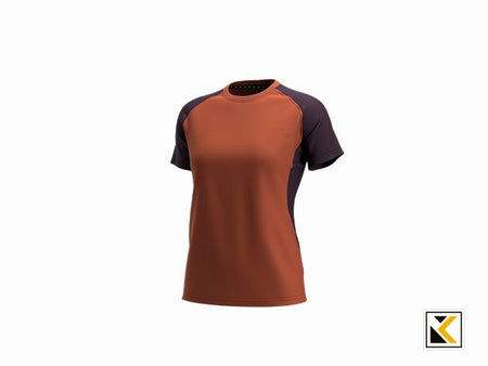 Oak tshirt w RED PURPLE