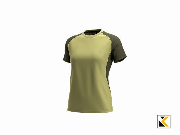 Oak tshirt w LIGHT GREEN KHAKI