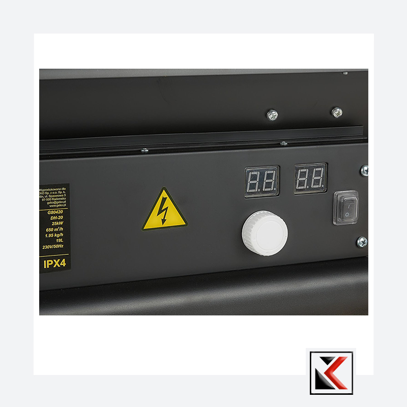 Oliegestookte directe verwarming met thermostaat 25 kW