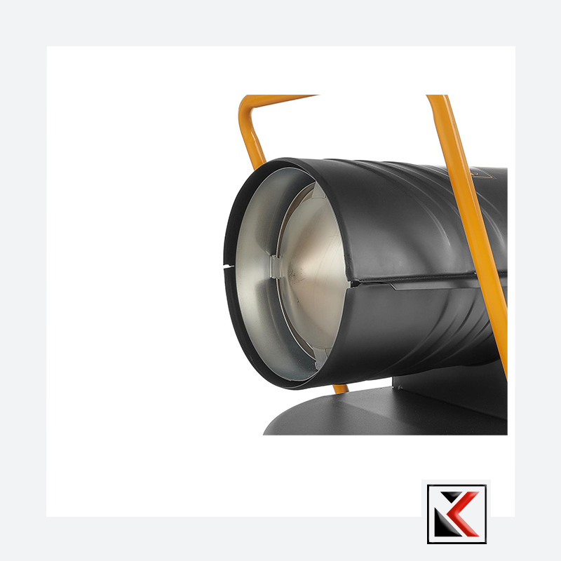 Oliegestookte directe verwarming met thermostaat 25 kW