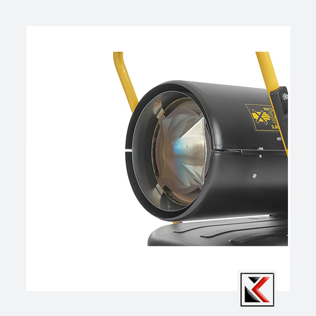 Oliegestookte directe verwarming met thermostaat 40 kW