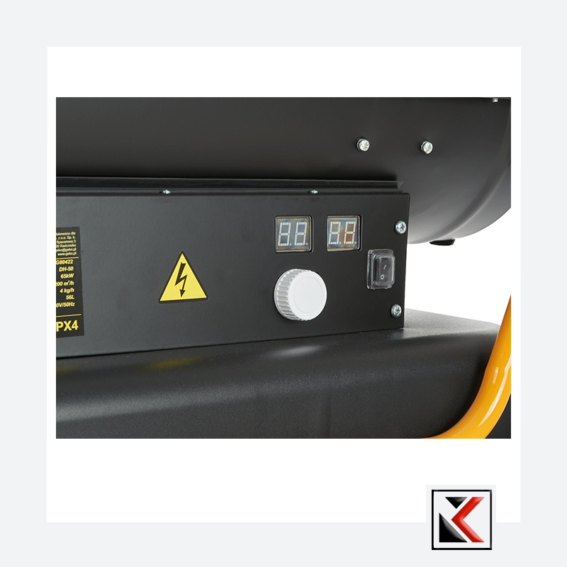 Oliegestookte directe verwarming met thermostaat 65 kW