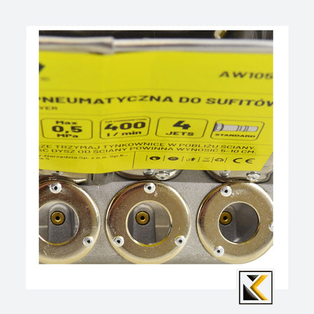 Pneumatich plafond pleisterspuitpistool