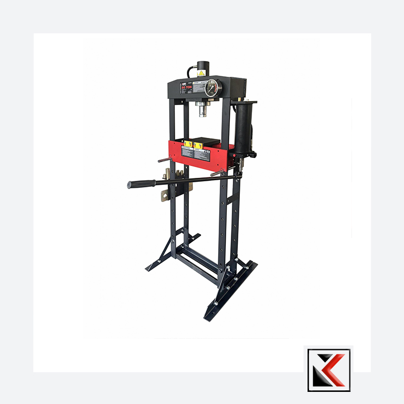 Hydraulische pers met manometer 20 tons