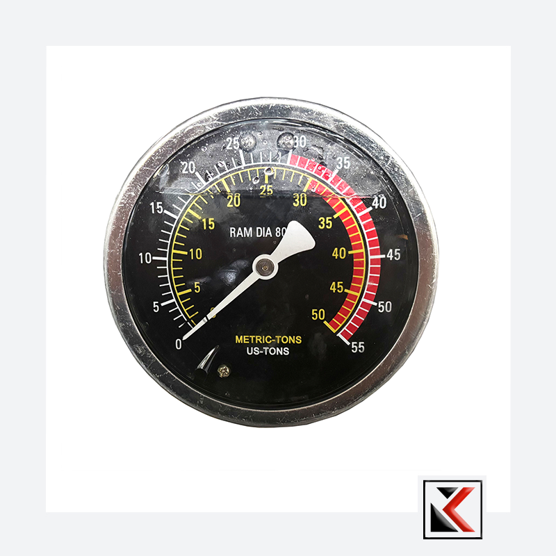 Hydraulische pneumatische pers met manometer 50 tons