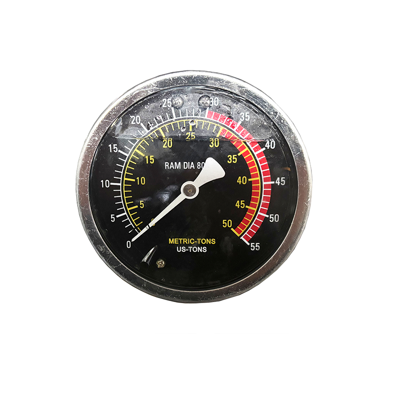 Hydraulische pers met manometer 30 tons met pedaal en afdekking