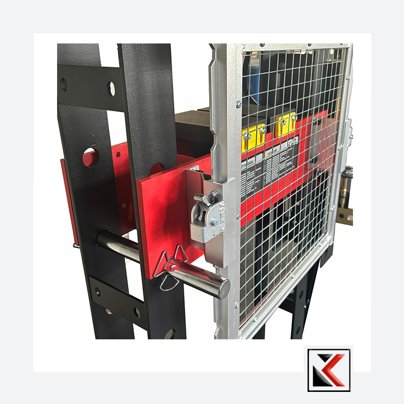 Hydraulische pneumatische pers met manometer 50 tons