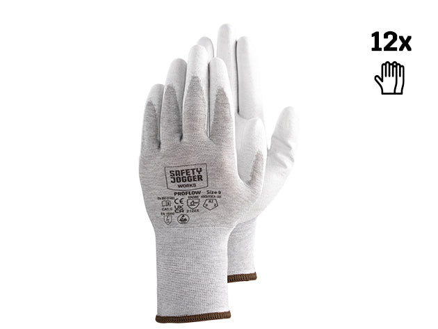 PROFLOW12P handschoenen Safety Jogger grey