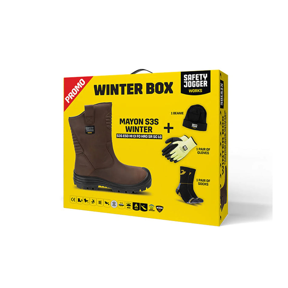 PROMOMAYON werkschoenen Safety Jogger dark brown