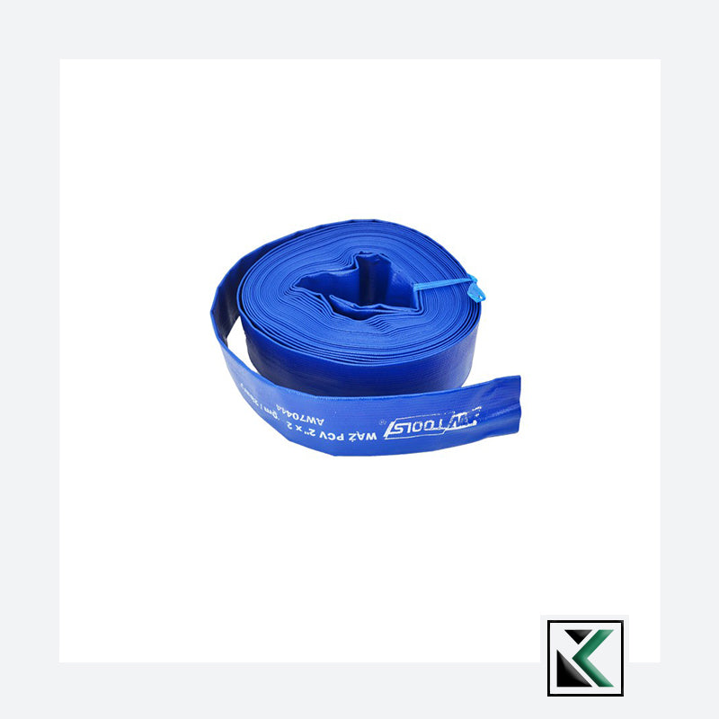 Asoe 2.5 pollici Pvc Lay tubo piatto di alta qualità Standard americano 100 metr Asoe 2.5 pollici Pvc Lay tubo piatto di alta qualità Standard americano 100 metr