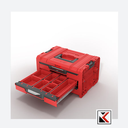 Qbrick System PRO Drawer Workshop Set 4 Red