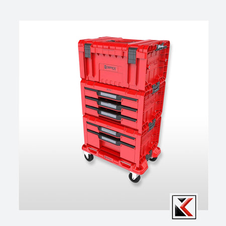 Qbrick System PRO Drawer Workshop Set 4 Red