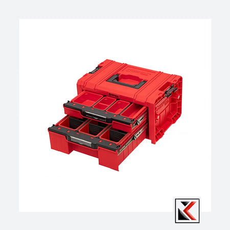 QBRICK System PRO Drawer Workshop Set 3 Red