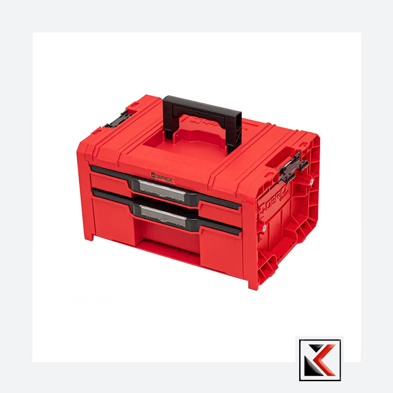 QBRICK System PRO Drawer Workshop Set 3 Red