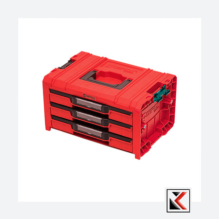 Qbrick System PRO Drawer Workshop Set 4 Red