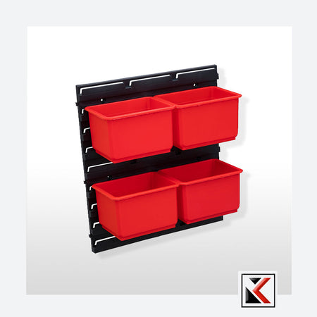 Set FX gereedschapsplaat met 4 Qbrick bakjes