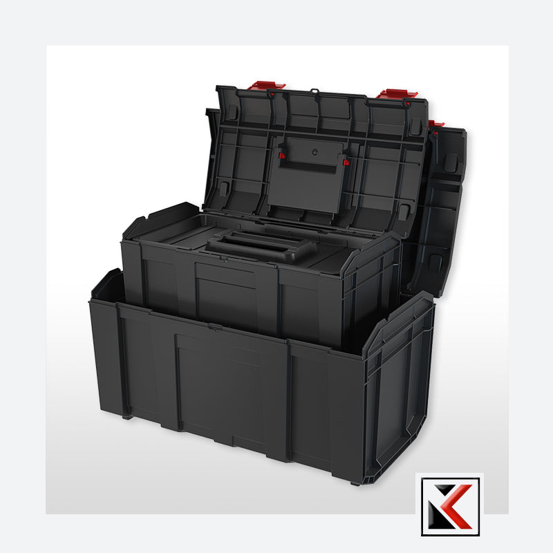 Qbrick Regular R-BOX SET Gereedschapskisten 19″+16″