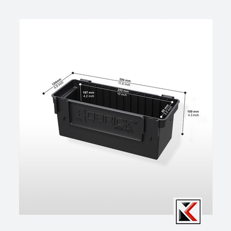Qbrick System Custom Deep Modular Bin Set
