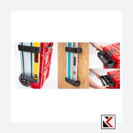 Qbrick System Custom Long Items Holder Gereedschapshouderset