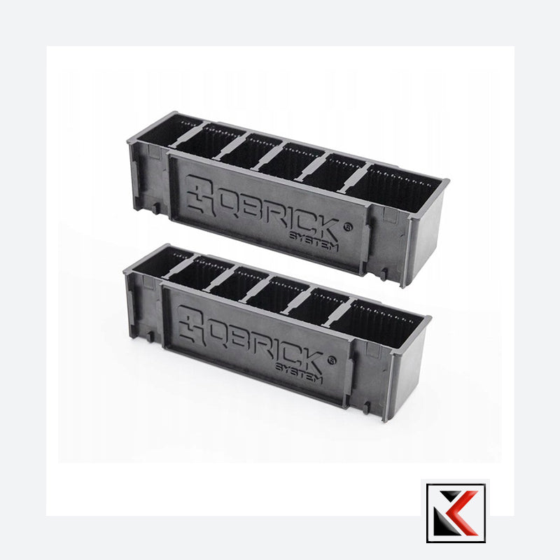 Qbrick System Custom Long Items Holder Gereedschapshouderset