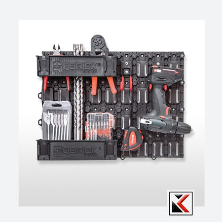 Qbrick System Custom Pegboard Starter Set