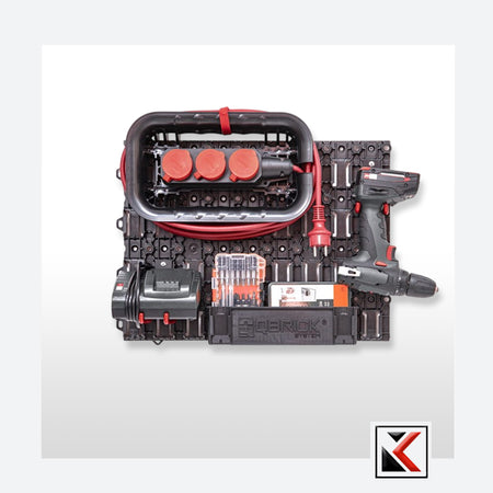 Qbrick System Custom Pegboard Starter Set