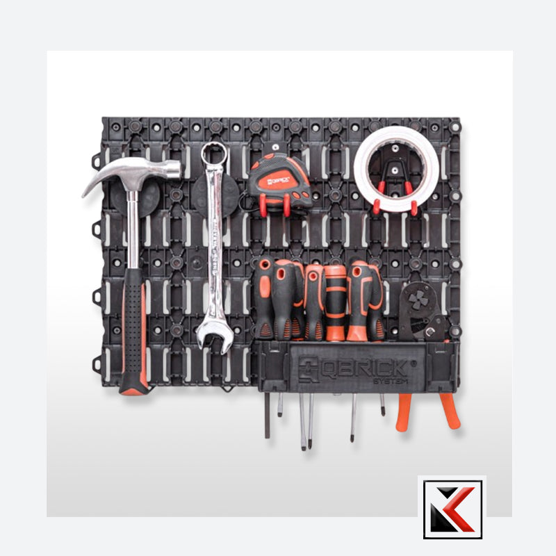 Qbrick System Custom Pegboard Starter Set