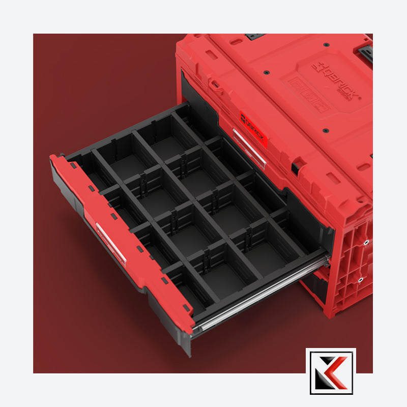 Qbrick System ONE Drawer 3 Toolbox Red Ultra HD