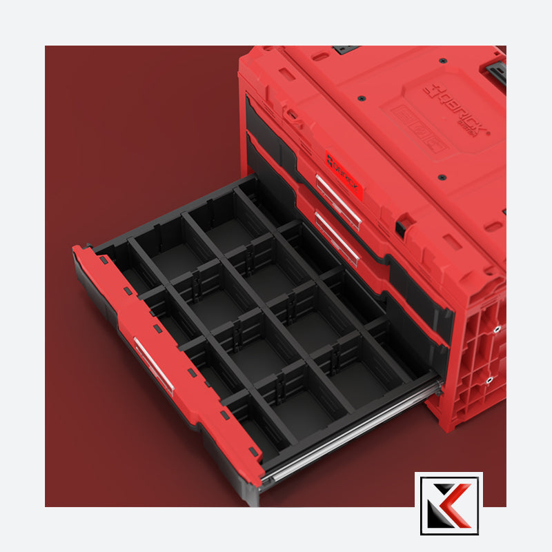 Qbrick System ONE Drawer 3 Toolbox Red Ultra HD