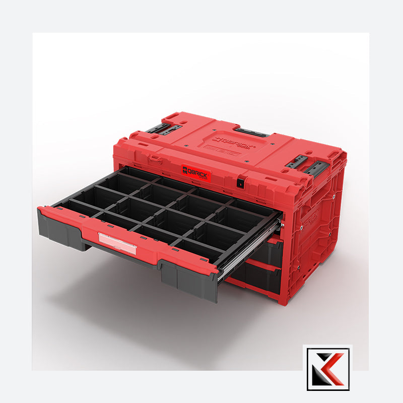 Qbrick System ONE Drawer 3 Toolbox Red Ultra HD