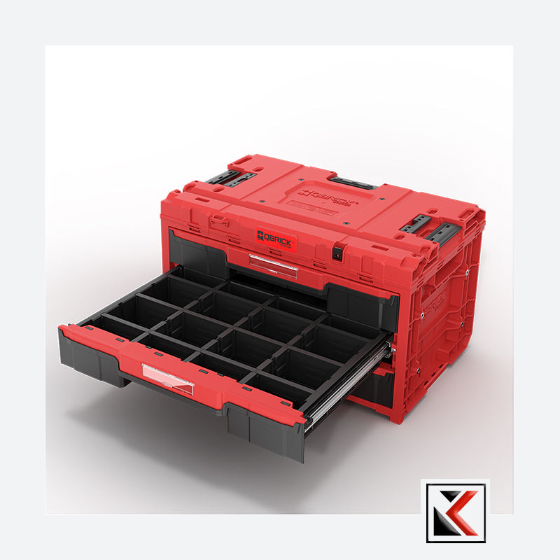 Qbrick System ONE Drawer 3 Toolbox Red Ultra HD