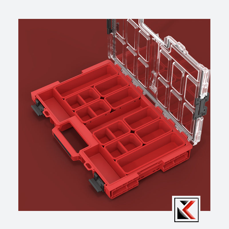 Qbrick System ONE 2.0 Organizer L Red Ultra HD
