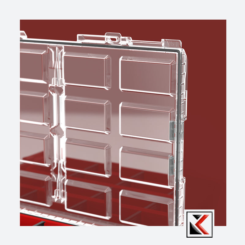 Qbrick System ONE Organizer XL Long Bin Red Ultra HD