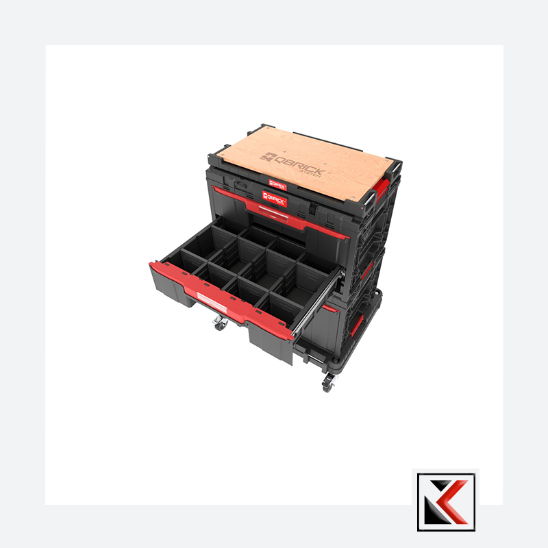 Qbrick System ONE Gereedschapswagen set 6