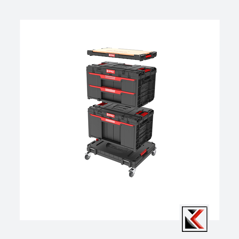 Qbrick System ONE Gereedschapswagen set 6