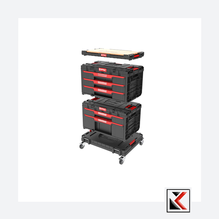 Qbrick System ONE Gereedschapswagen set 4